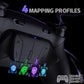 eXtremeRate RISE4 Plus MAX Back Paddles Kit with Clicky Trigger Stops & Rubberized Grip for PS5 Controller BDM-030/040/050 - Black