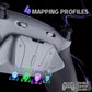 eXtremeRate RISE4 Plus MAX Back Paddles Kit with Clicky Trigger Stops & Rubberized Grip for PS5 Controller BDM-030/040/050 - New Hope Gray & Classic Gray