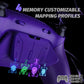 eXtremeRate RISE4 Plus MAX Back Paddles Kit with Clicky Trigger Stops & Rubberized Grip for PS5 Controller BDM-030/040/050 - Galactic Purple