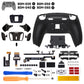 eXtremeRate Real Metal Buttons (RMB) Version RISE4 Plus MAX Back Paddles Kit with Clicky Trigger Stops & Rubberized Grip for PS5 Controller BDM-030/040/050/060 - Black