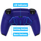 eXtremeRate Remappable RISE4 Remap Kit for PS5 Controller BDM-030/040/050 - Rubberized Cobalt Blue