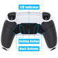 eXtremeRate Remappable RISE4 V3 Remap Kit for PS5 Controller BDM-030/040/050 - Rubberized Black Grips with Black Back Paddles