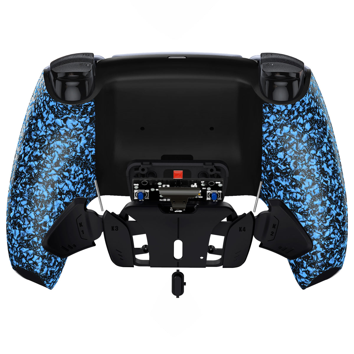 eXtremeRate Remappable RISE4 V3 Remap Kit for PS5 Controller BDM-030/040/050 - Textured Blue