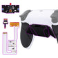eXtremeRate Remappable RISE4 V4 Remap Kit for PS5 Controller BDM-030/040/050/060 - Rubberized White Black- Black