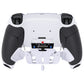 eXtremeRate Remappable RISE4 V4 Remap Kit for PS5 Controller BDM-030/040/050/060 - Rubberized White Black- White