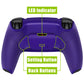 eXtremeRate Remappable RISE V3 Remap Kit for PS5 Controller BDM-030/040/050 - Rubberized Galactic Purple