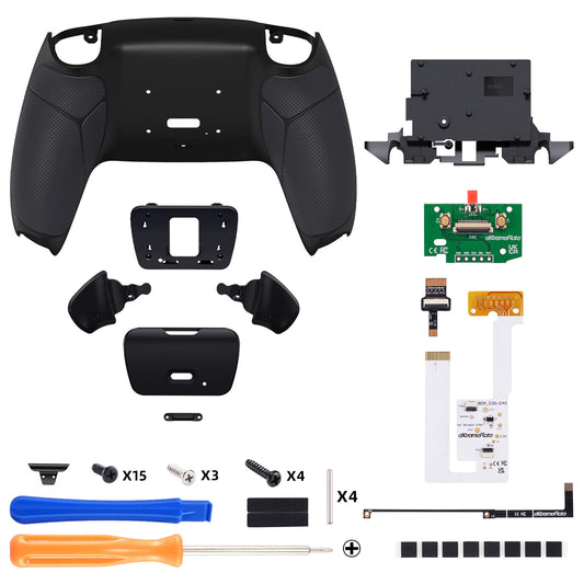 eXtremeRate Remappable RISE V4 Remap Kit for PS5 Controller BDM-030/040/050/060 - Rubberized Black