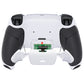 eXtremeRate Remappable RISE V4 Remap Kit for PS5 Controller BDM-030/040/050/060 - Rubberized White Black- White