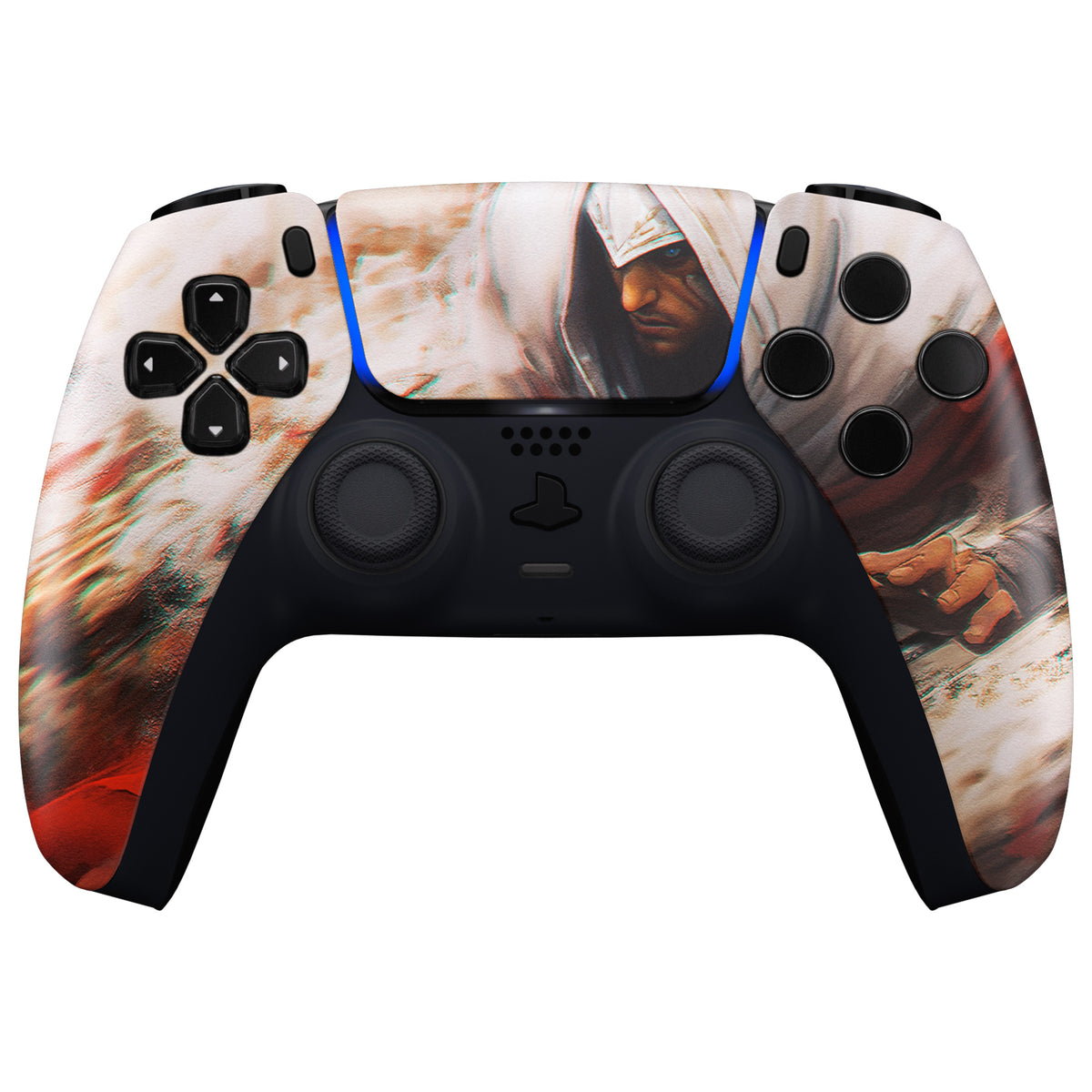 eXtremeRate Replacement Front Housing Shell with Touchpad Compatible with PS5 Controller BDM-010/020/030/040/050 - Assassin
