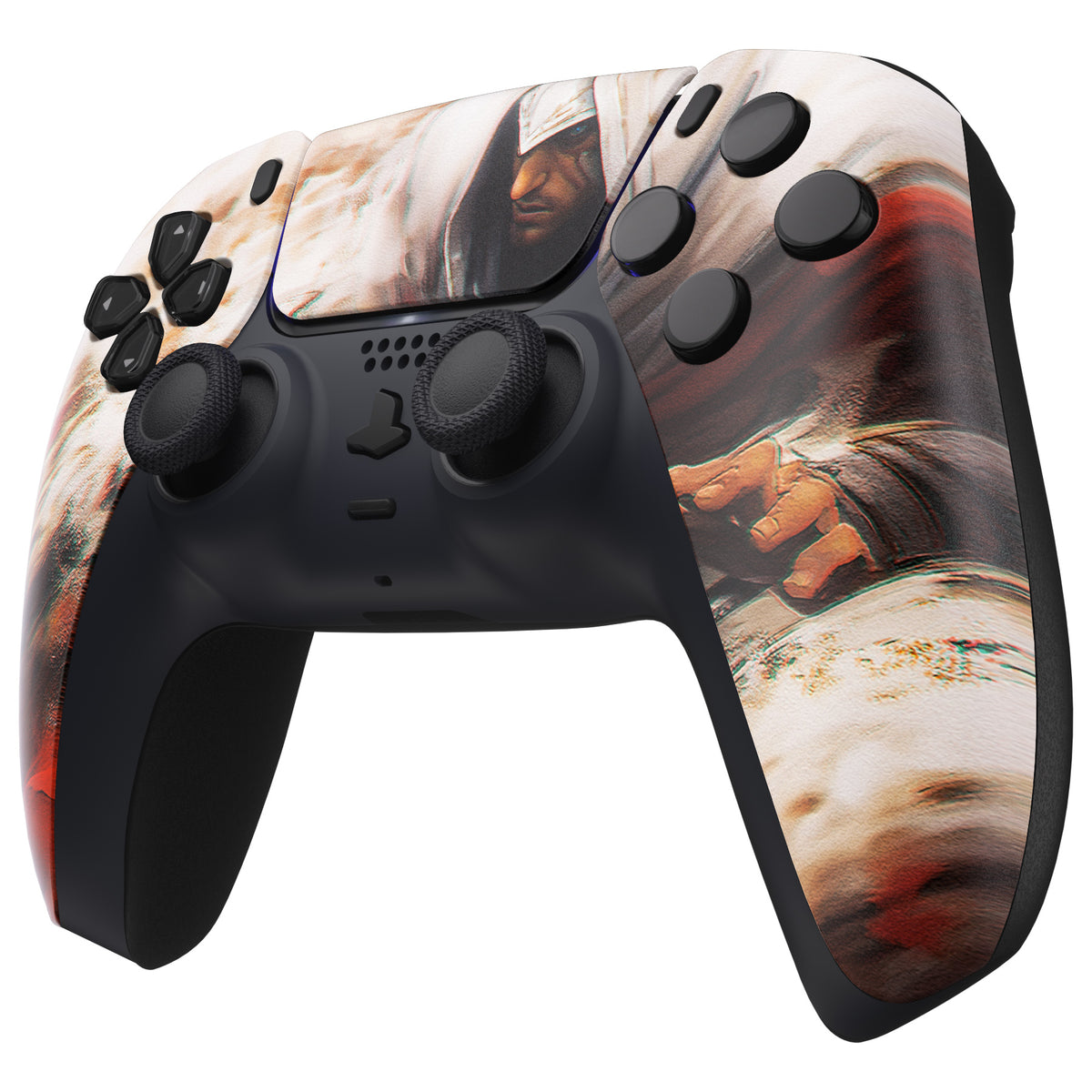 eXtremeRate Replacement Front Housing Shell with Touchpad Compatible with PS5 Controller BDM-010/020/030/040/050 - Assassin