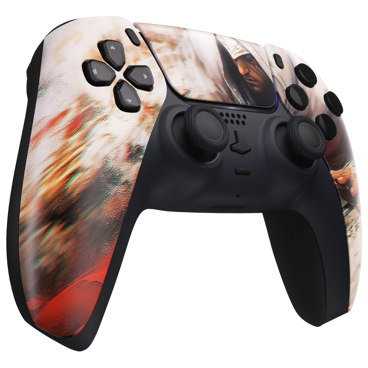 eXtremeRate Replacement Front Housing Shell with Touchpad Compatible with PS5 Controller BDM-010/020/030/040/050 - Assassin
