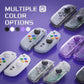 eXtremeRate Replacement 3D Joystick & Thumb Grips & Side Rail Shell Buttons for Nintendo Switch 2 JoyCon - White