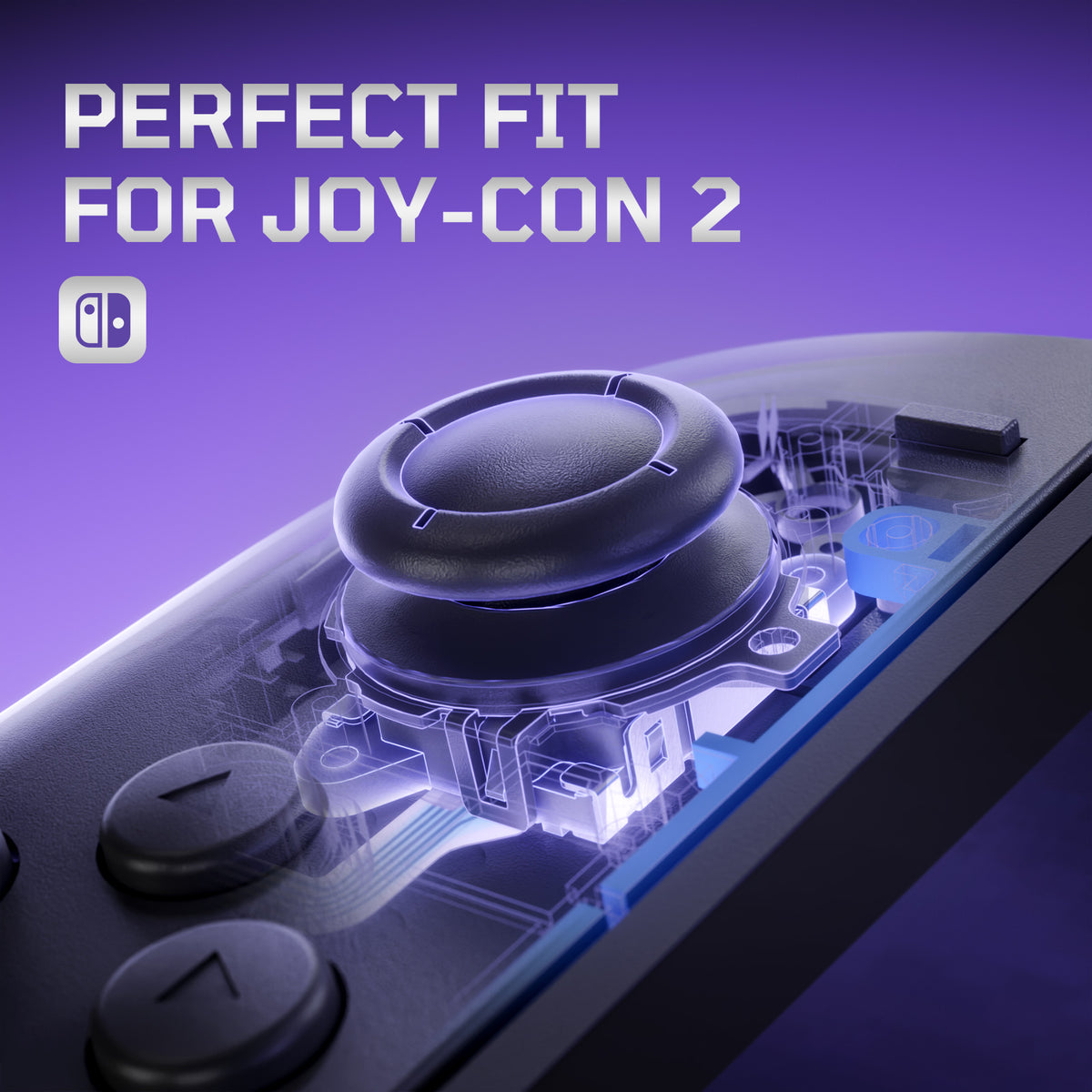 eXtremeRate Replacement 3D Joystick for Nintendo Switch 2 Joycon - Black