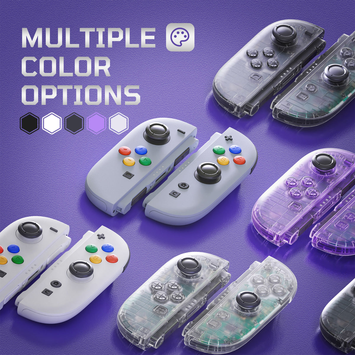 eXtremeRate Replacement 3D Joystick for Nintendo Switch 2 Joycon - Clear