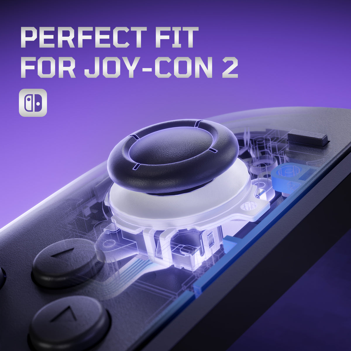 eXtremeRate Replacement 3D Joystick for Nintendo Switch 2 Joycon - White
