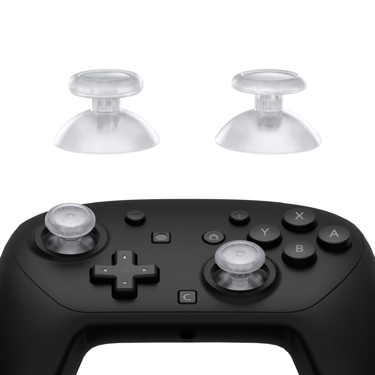 eXtremeRate Replacement 3D Joystick for Nintendo Switch 2 Pro Controller - Clear