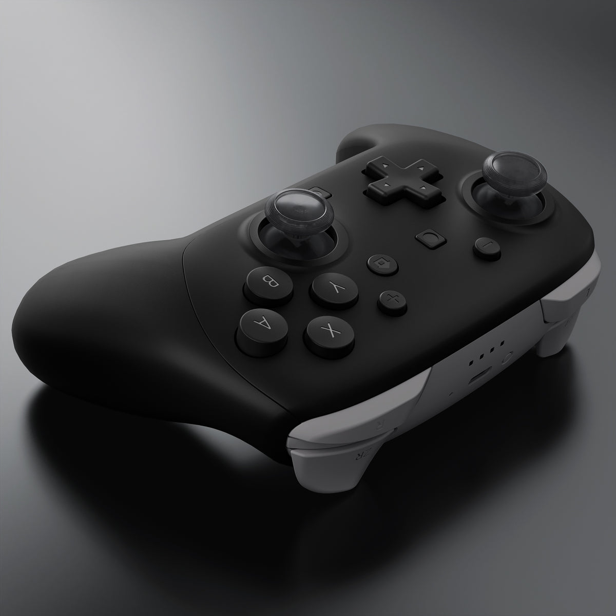eXtremeRate Replacement 3D Joystick for Nintendo Switch 2 Pro Controller - Clear Slate Black