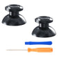 eXtremeRate Replacement Aluminum Metal Thumbsticks Compatible with PS5 & PS4 Controller - Dark Gray