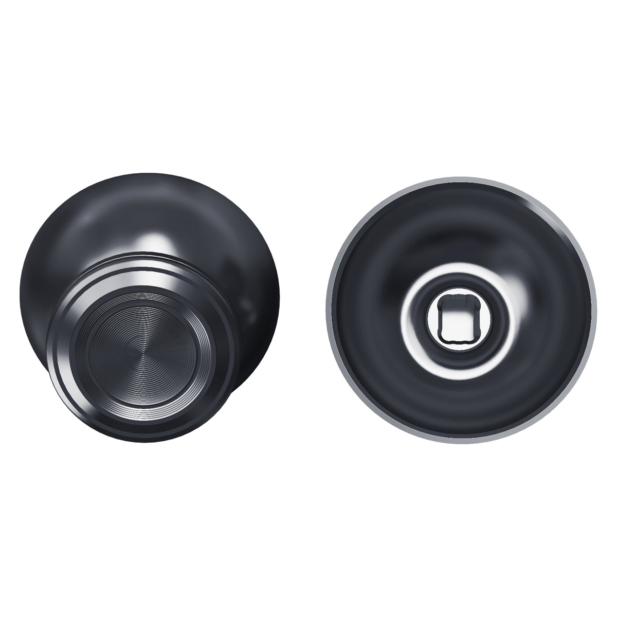 eXtremeRate Replacement Aluminum Metal Thumbsticks Compatible with PS5 & PS4 Controller - Dark Gray
