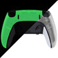 eXtremeRate Replacement Back Housing Bottom Shell Compatible with PS5 Edge Controller - Glow in Dark - Green