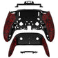 eXtremeRate Replacement Back Housing Bottom Shell & Clip Shell Compatible with PS5 Edge Controller -  Textured Red eXtremeRate