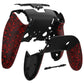eXtremeRate Replacement Back Housing Bottom Shell & Clip Shell Compatible with PS5 Edge Controller -  Textured Red eXtremeRate