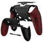 eXtremeRate Replacement Back Housing Bottom Shell & Clip Shell Compatible with PS5 Edge Controller -  Textured Red eXtremeRate