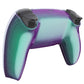 eXtremeRate Replacement Back Housing Bottom Shell for PS5 Controller BDM-010/020/030/040/050/060 - Chameleon Green Purple