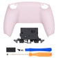 eXtremeRate Replacement Back Housing Bottom Shell for PS5 Controller BDM-010/020/030/040/050/060 - Cherry Blossoms Pink