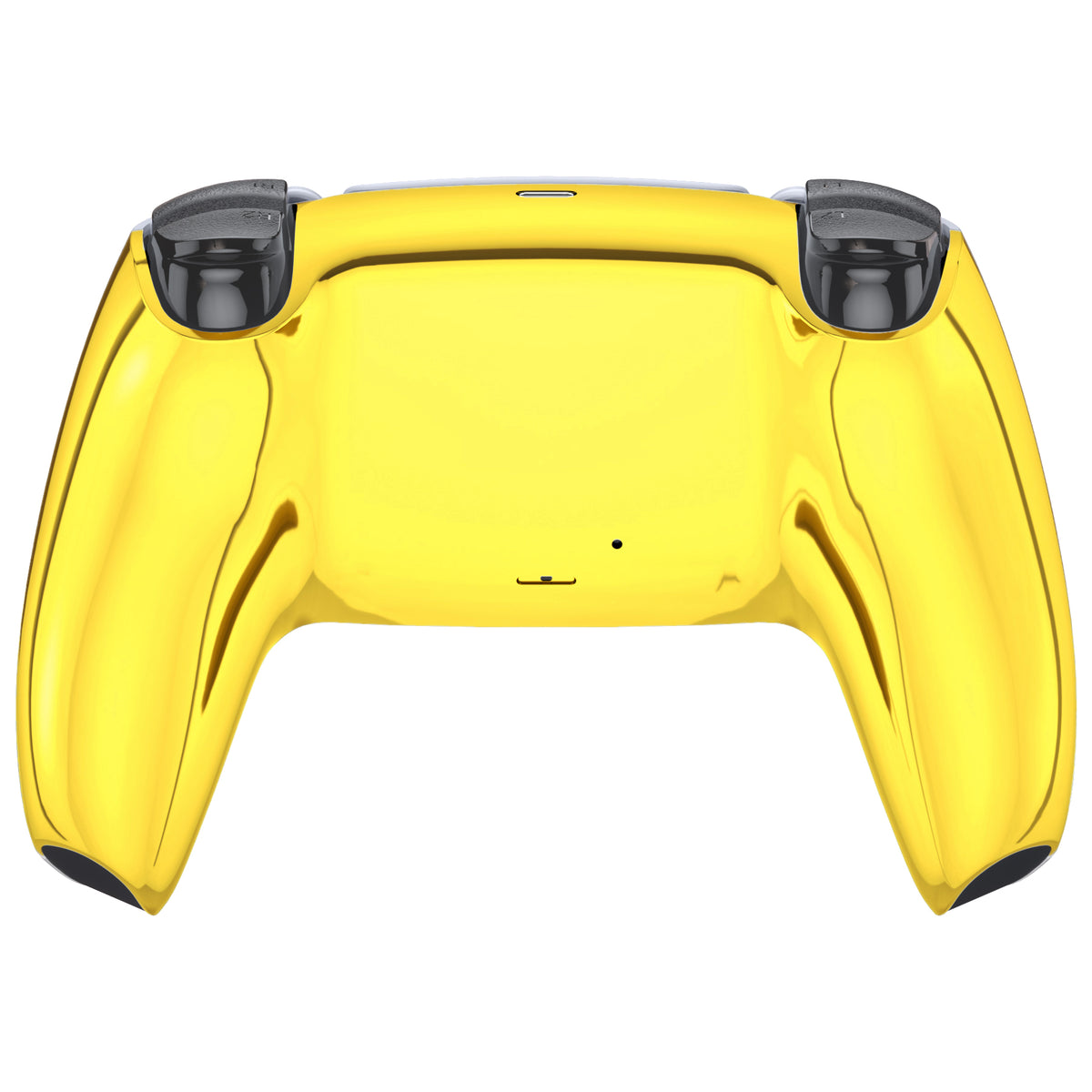 eXtremeRate Replacement Back Housing Bottom Shell for PS5 Controller BDM-010/020/030/040/050/060 - Chrome Gold