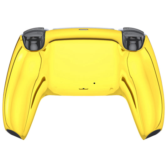 eXtremeRate Replacement Back Housing Bottom Shell for PS5 Controller BDM-010/020/030/040/050/060 - Chrome Gold