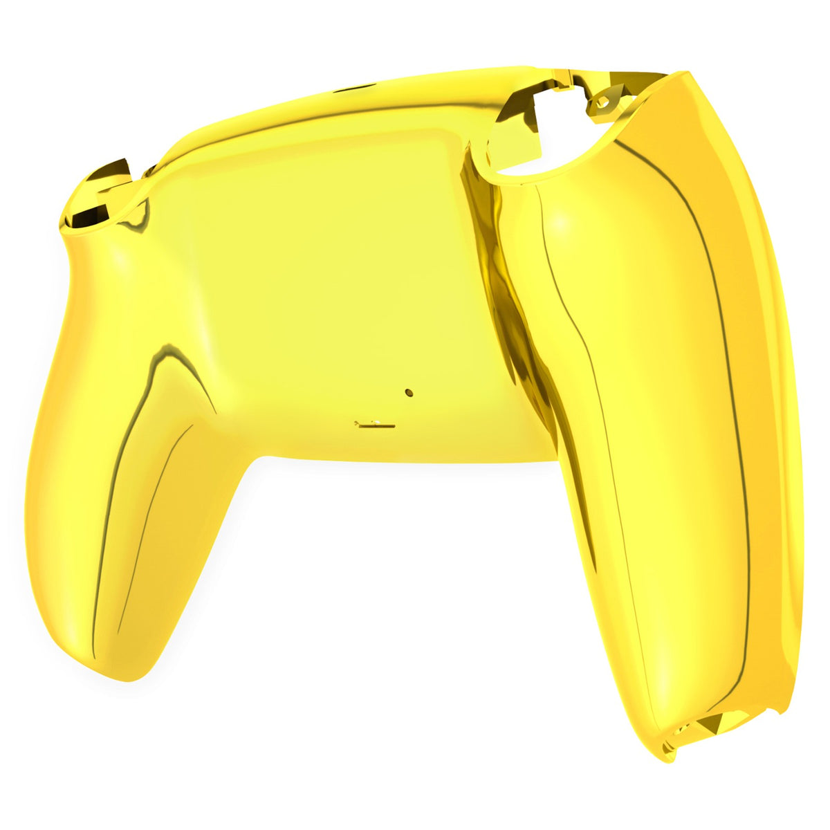 eXtremeRate Replacement Back Housing Bottom Shell for PS5 Controller BDM-010/020/030/040/050/060 - Chrome Gold