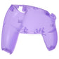 eXtremeRate Replacement Back Housing Bottom Shell for PS5 Controller BDM-010/020/030/040/050/060 - Clear Atomic Purple