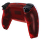 eXtremeRate Replacement Back Housing Bottom Shell for PS5 Controller BDM-010/020/030/040/050/060 - Clear Red