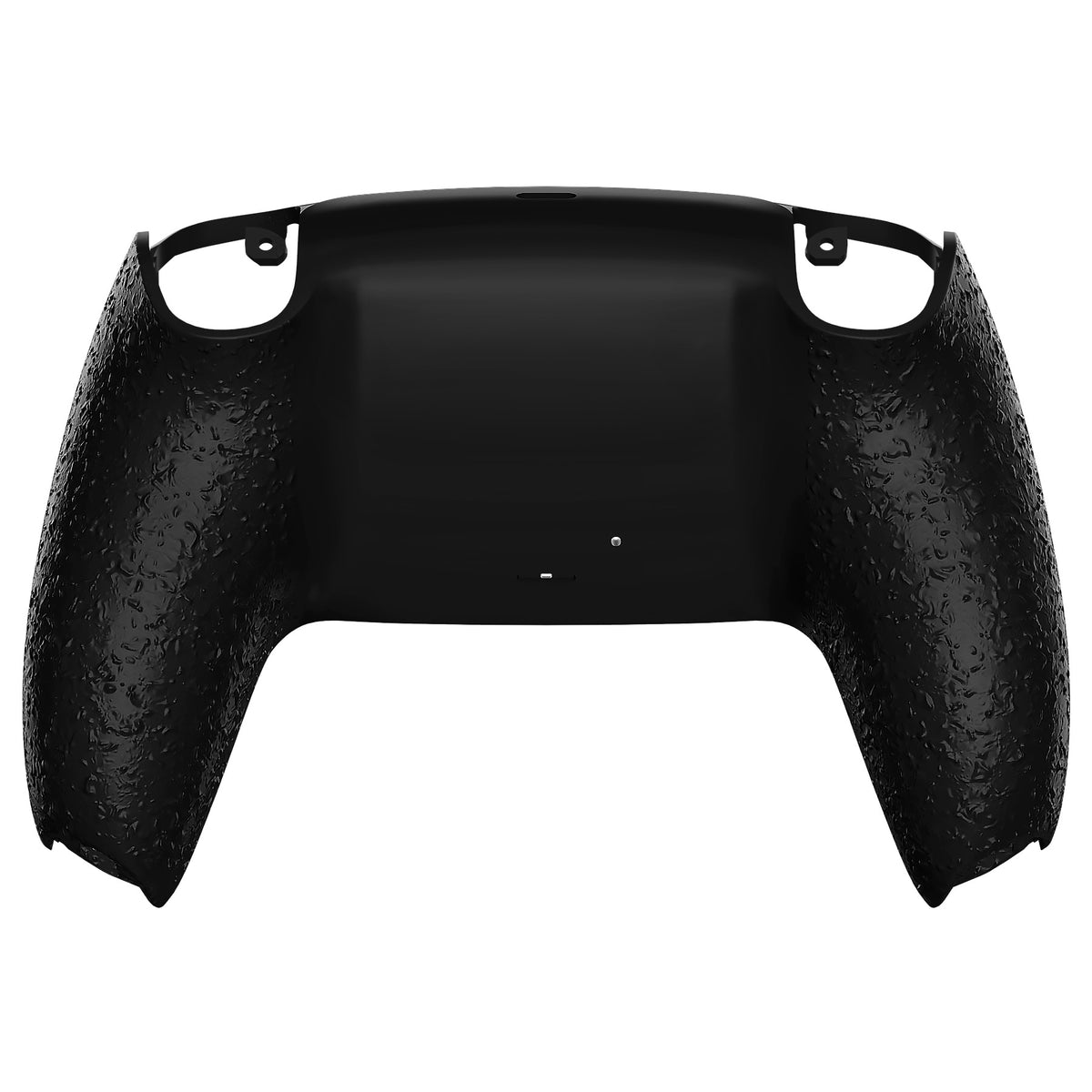 eXtremeRate Replacement Back Housing Bottom Shell for PS5 Controller BDM-010/020/030/040/050/060 - Textured Black