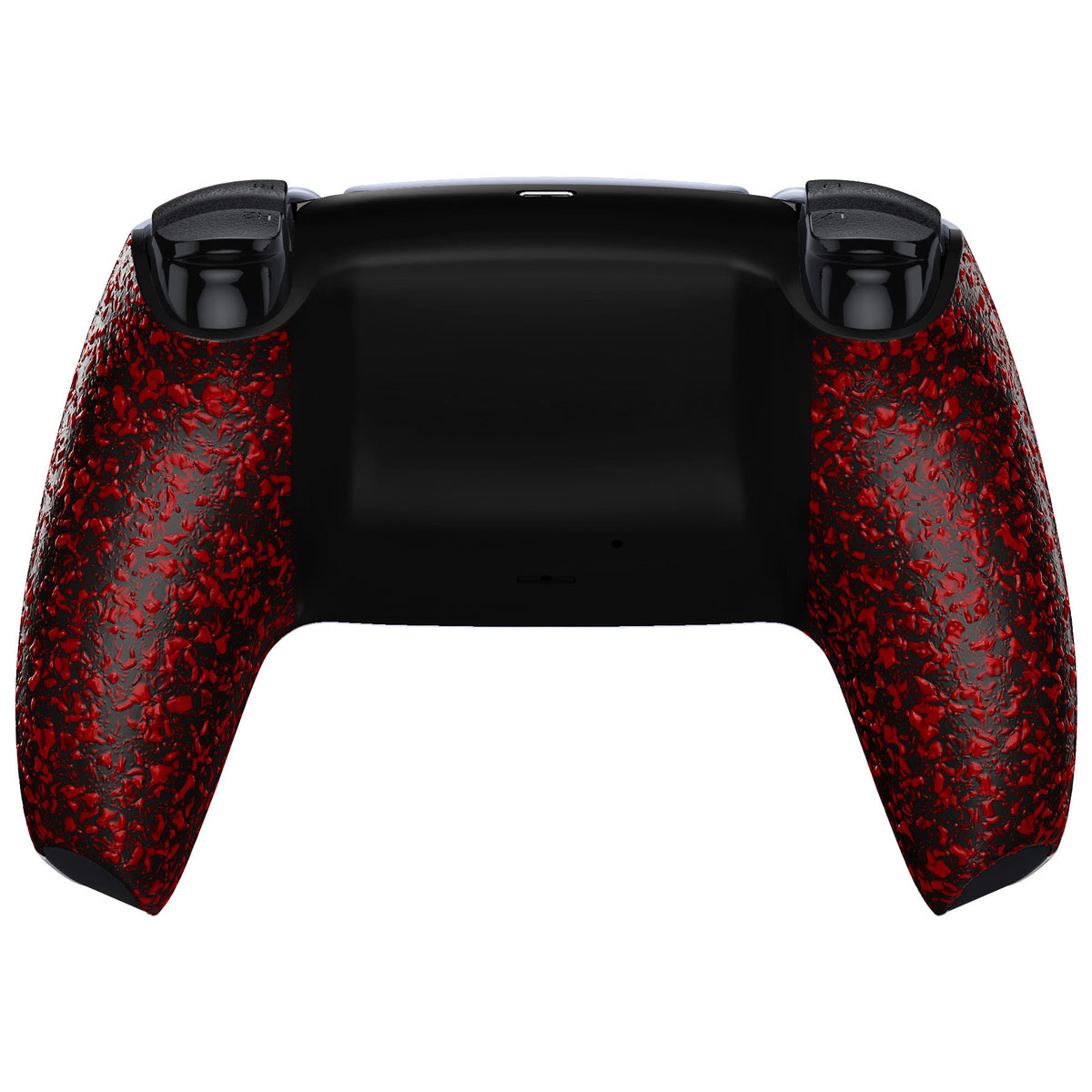 eXtremeRate Replacement Back Housing Bottom Shell for PS5 Controller BDM-010/020/030/040/050/060 - Textured Red
