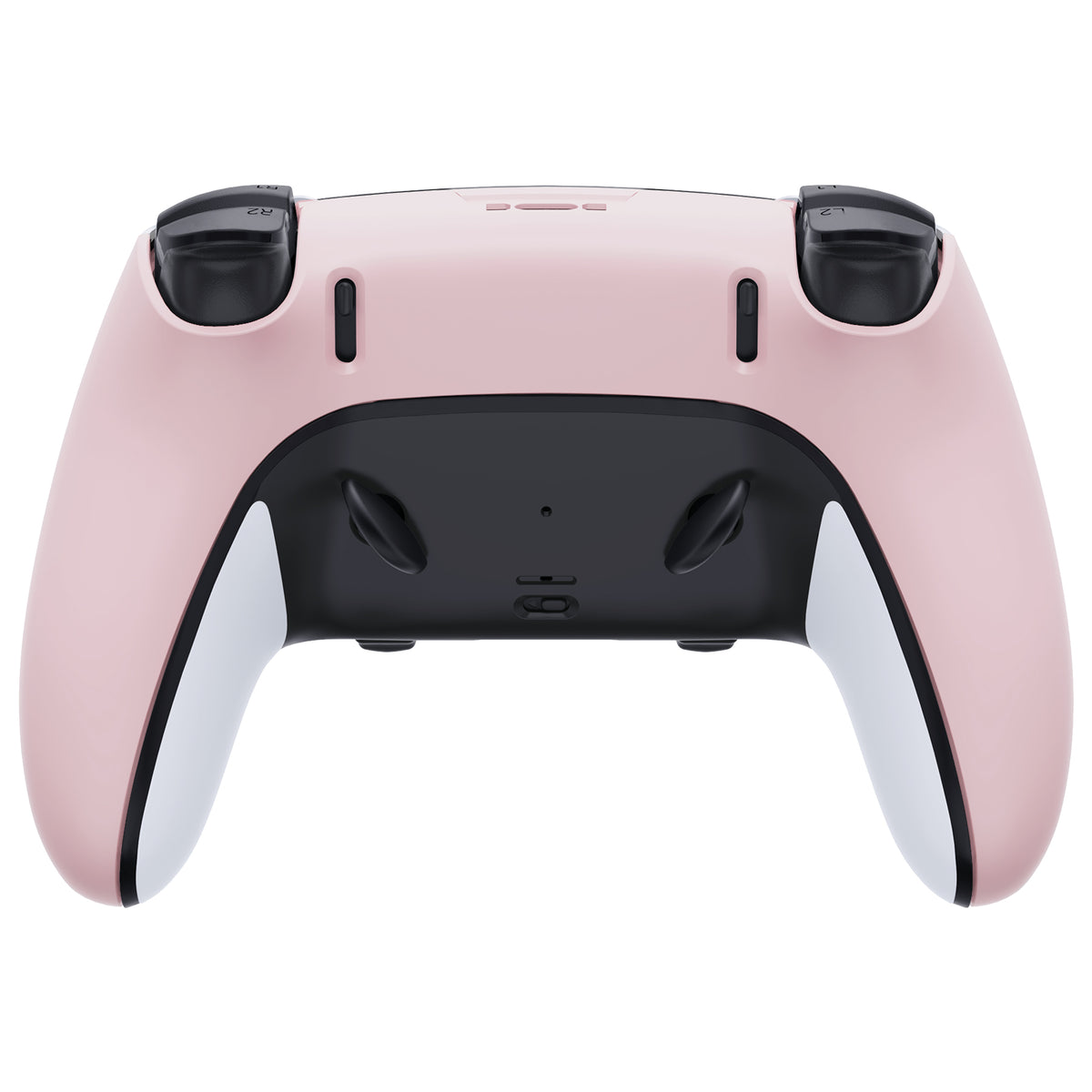 eXtremeRate Replacement Back Housing Bottom Shell Compatible with PS5 Edge Controller - Cherry Blossoms Pink