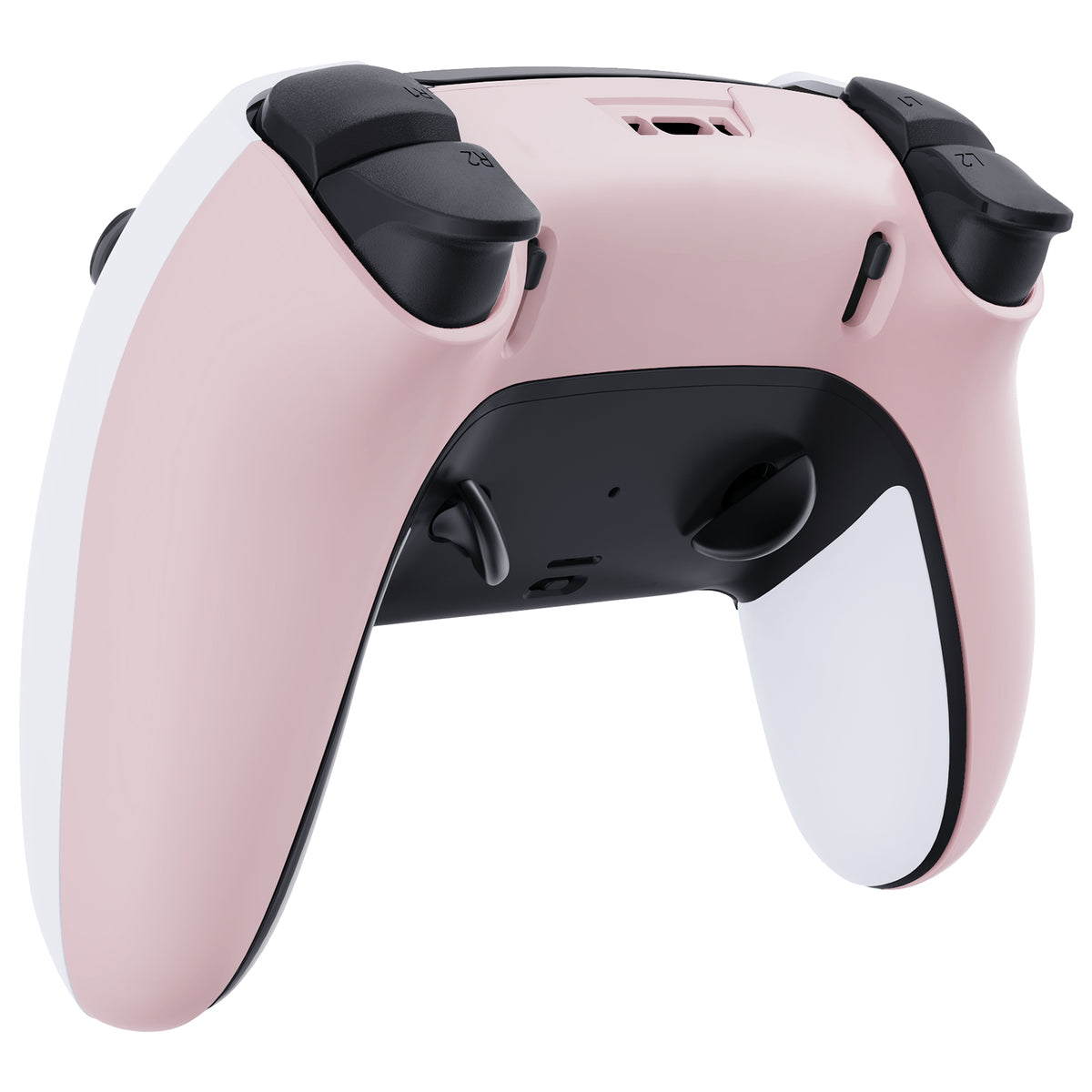 eXtremeRate Replacement Back Housing Bottom Shell Compatible with PS5 Edge Controller - Cherry Blossoms Pink