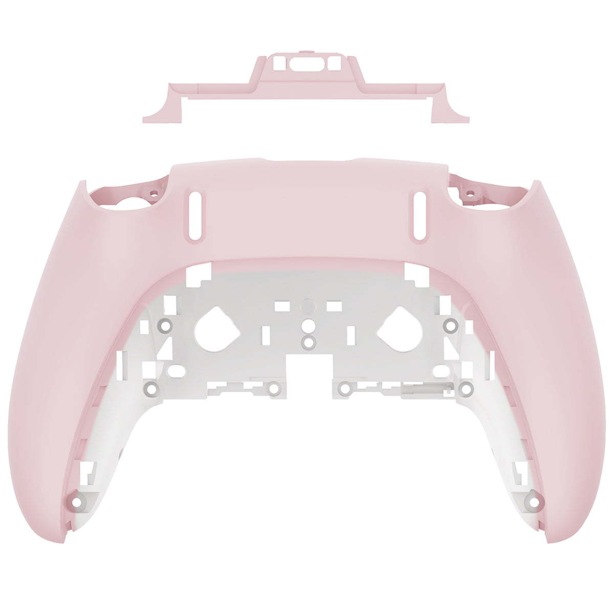 eXtremeRate Replacement Back Housing Bottom Shell Compatible with PS5 Edge Controller - Cherry Blossoms Pink