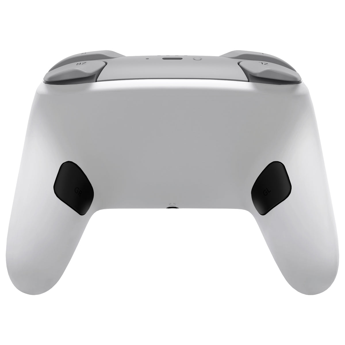 eXtremeRate Replacement Bottom Shell for Nintendo Switch 2 Pro Controller - White
