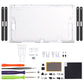 eXtremeRate Replacement DIY Rear Back Plate for Nintendo Switch 2 Handheld Console  (Without Kickstand) - Clear