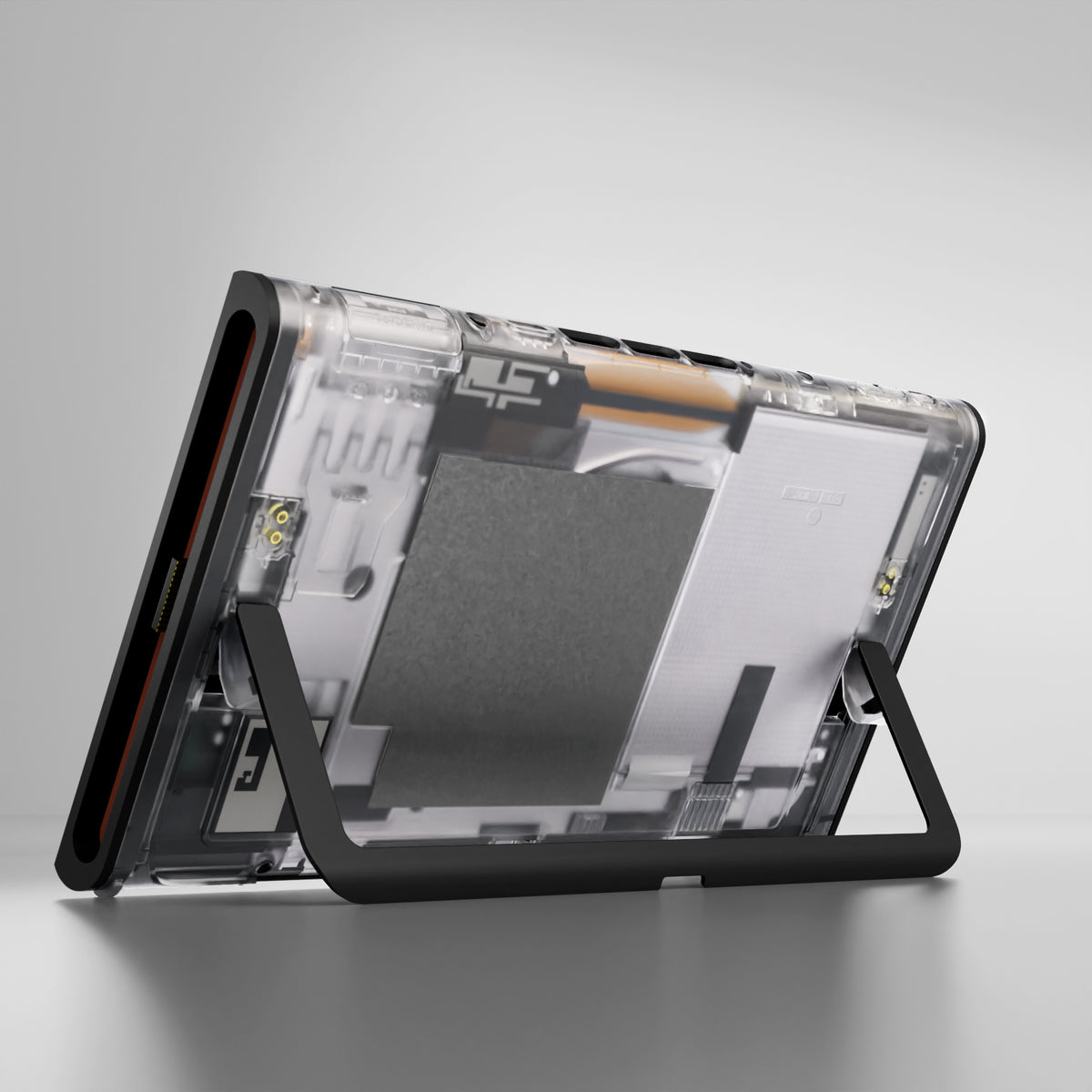 eXtremeRate Replacement DIY Rear Back Plate for Nintendo Switch 2 Handheld Console  (Without Kickstand) - Clear