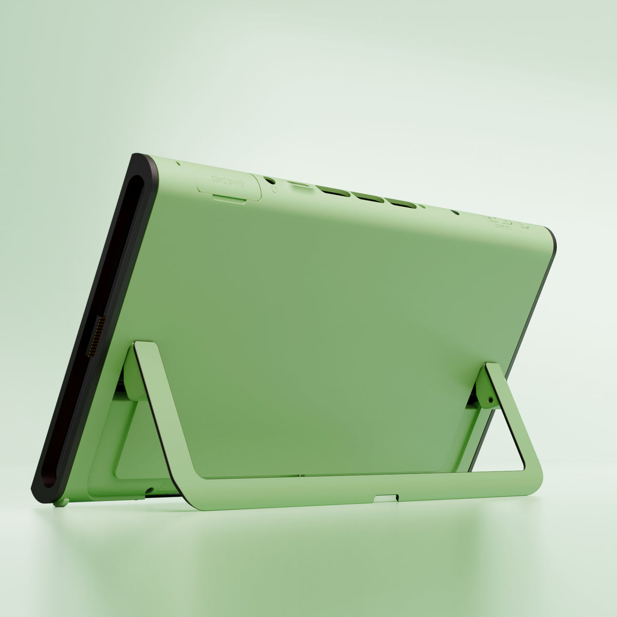 eXtremeRate Replacement DIY Rear Back Plate for Nintendo Switch 2 Handheld Console  (Without Kickstand) - Matcha Green