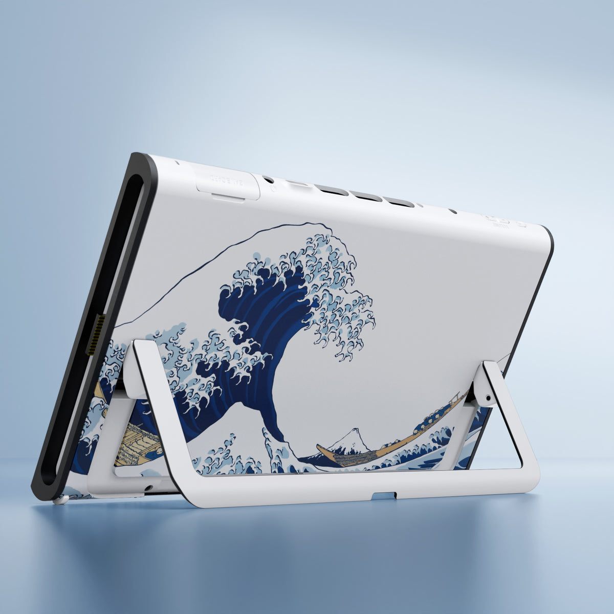 eXtremeRate Replacement DIY Rear Back Plate for Nintendo Switch 2 Handheld Console  (Without Kickstand) - The Great Wave