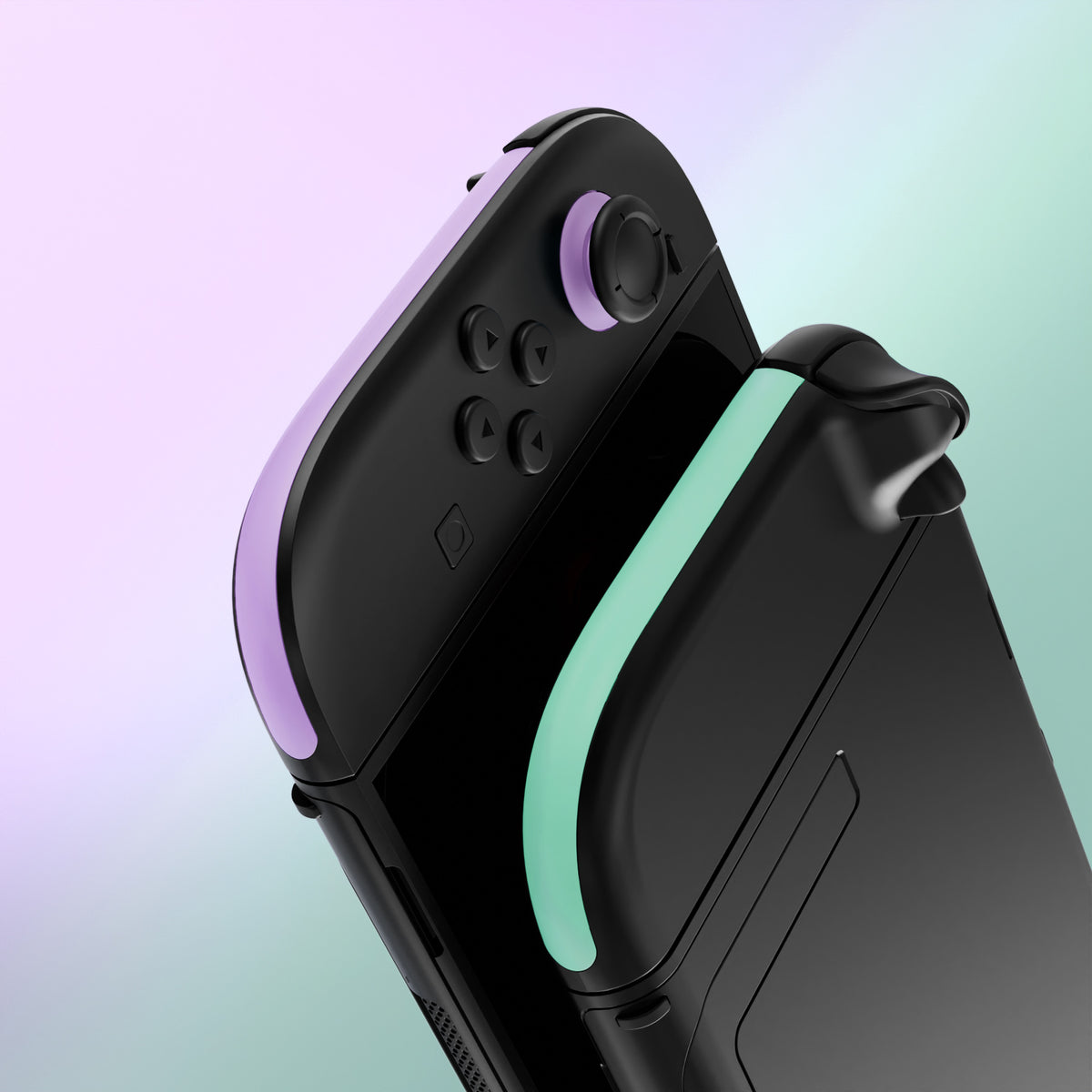 eXtremeRate Replacement Decorative Strips for Joycon 2 of Nintendo Switch 2 - Purple & Green