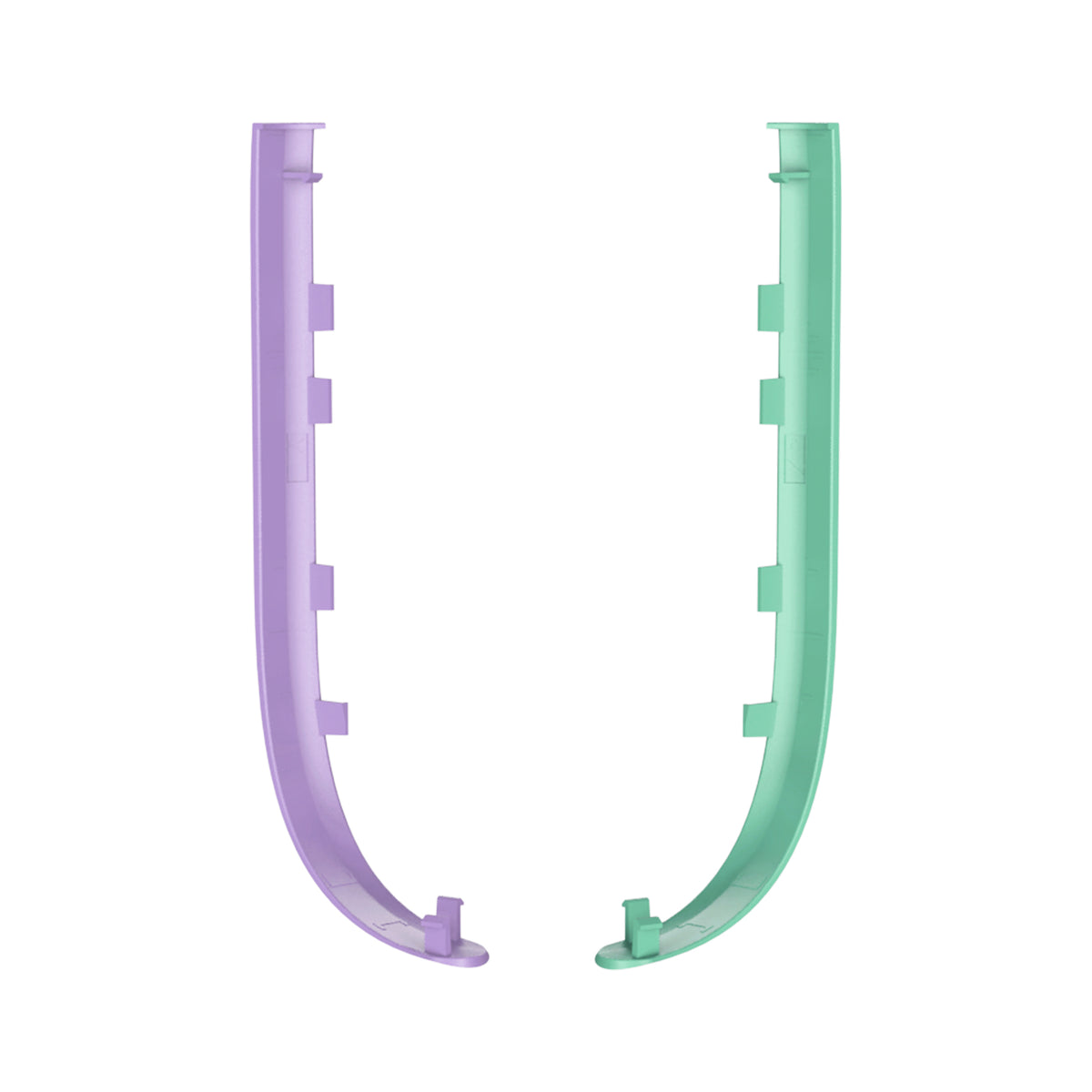 eXtremeRate Replacement Decorative Strips for Joycon 2 of Nintendo Switch 2 - Purple & Green