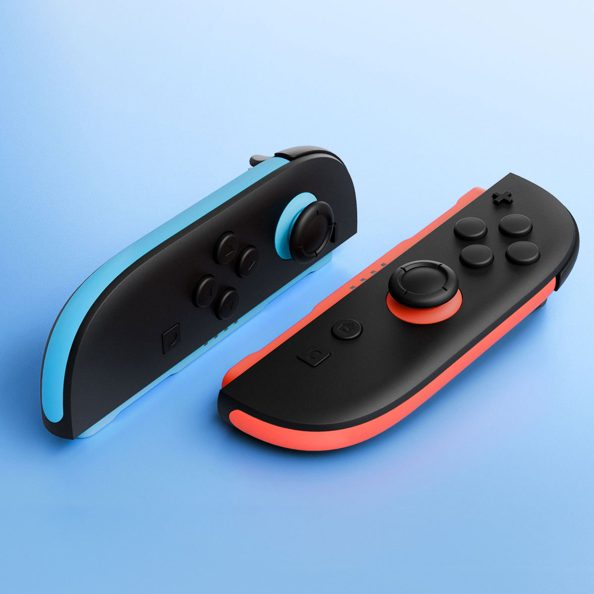 eXtremeRate Replacement Decorative Strips for Joycon 2 of Nintendo Switch 2 - Blue & Orange