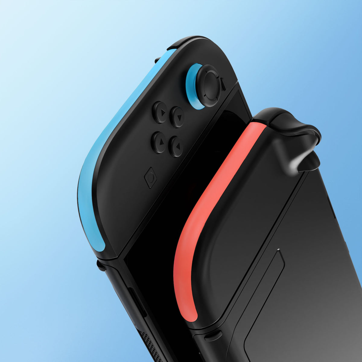 eXtremeRate Replacement Decorative Strips for Joycon 2 of Nintendo Switch 2 - Blue & Orange
