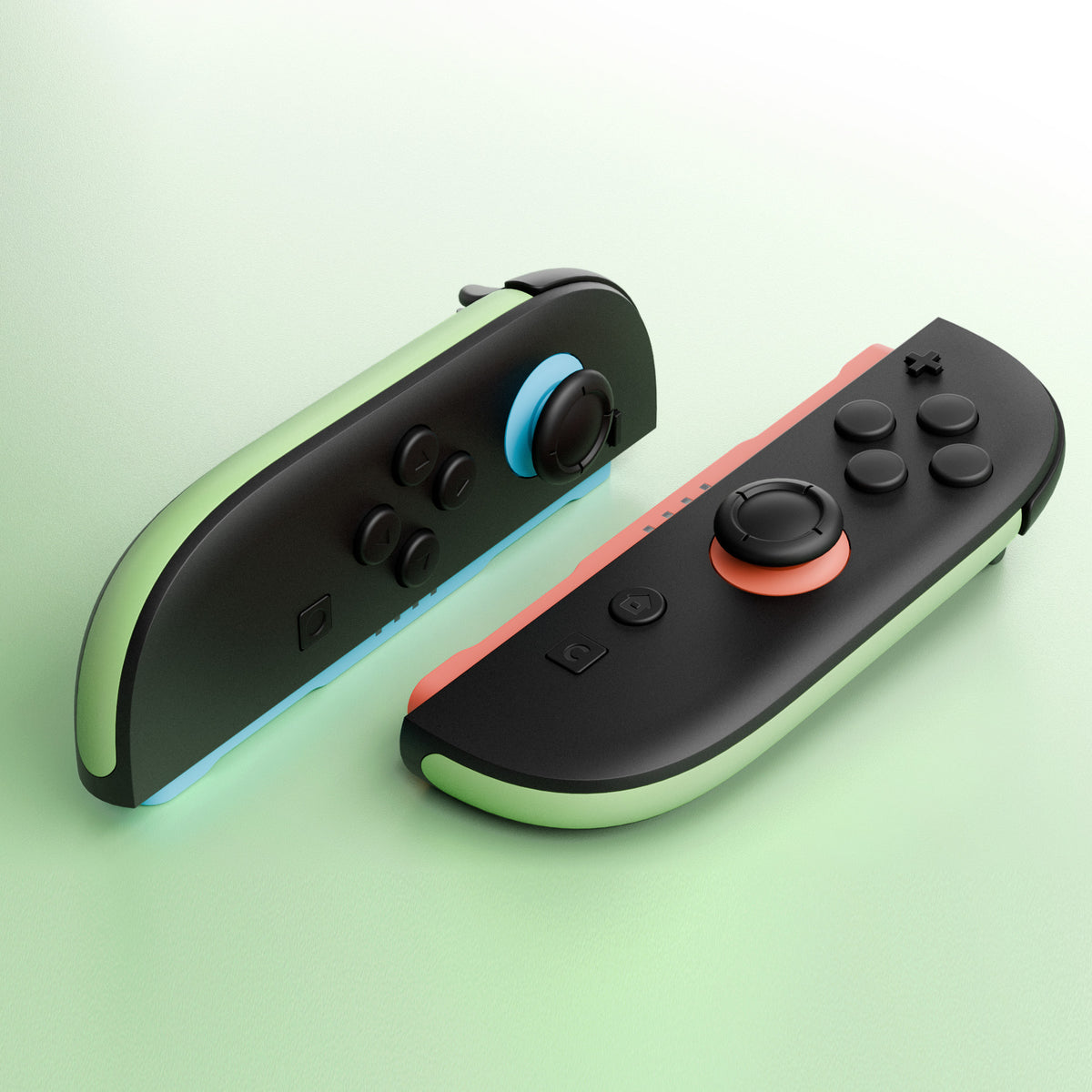 eXtremeRate Replacement Decorative Strips for Joycon 2 of Nintendo Switch 2 - Matcha Green