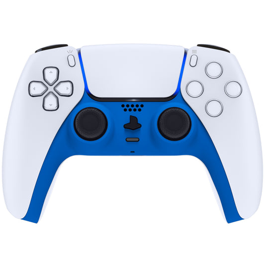 eXtremeRate Replacement Decorative Trim Shell with Accent Rings Compatible with PS5 Controller BDM-010/020/030/040/050 - Blue